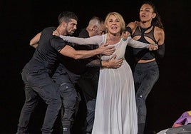 Un momento de 'Pandataria', que se verá el viernes en Avilés.