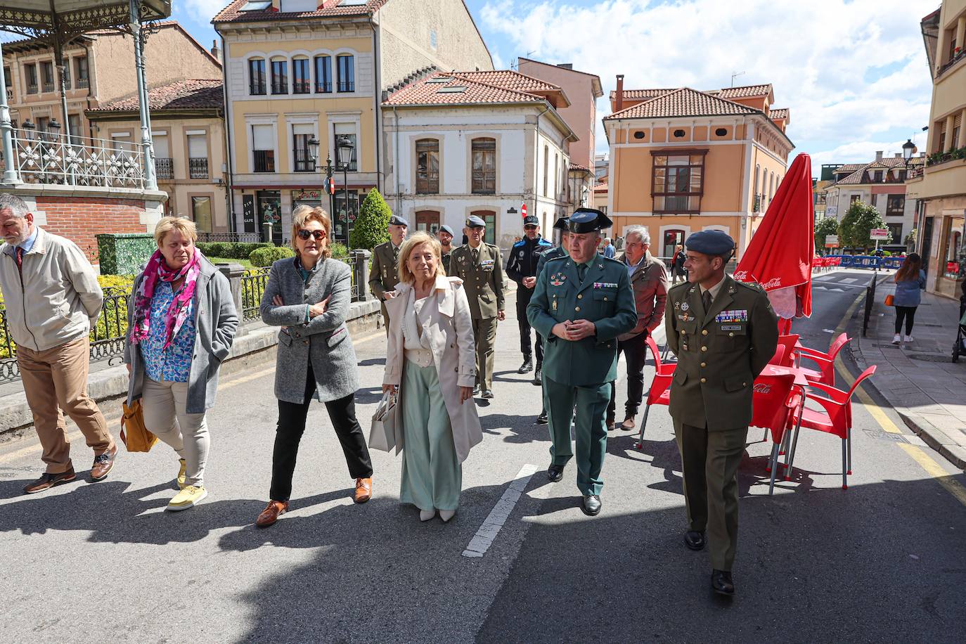Gaitas, cornetas y tambores cierran las fiestas de Noreña