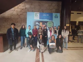 El grupo, en Oviedo durante la Semana de la Prevención de Residuos.