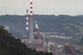 La central térmica de Aboño, en la que EdP plantea su Asturias H2 Valley.
