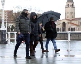 Temporal de frío en Asturias.