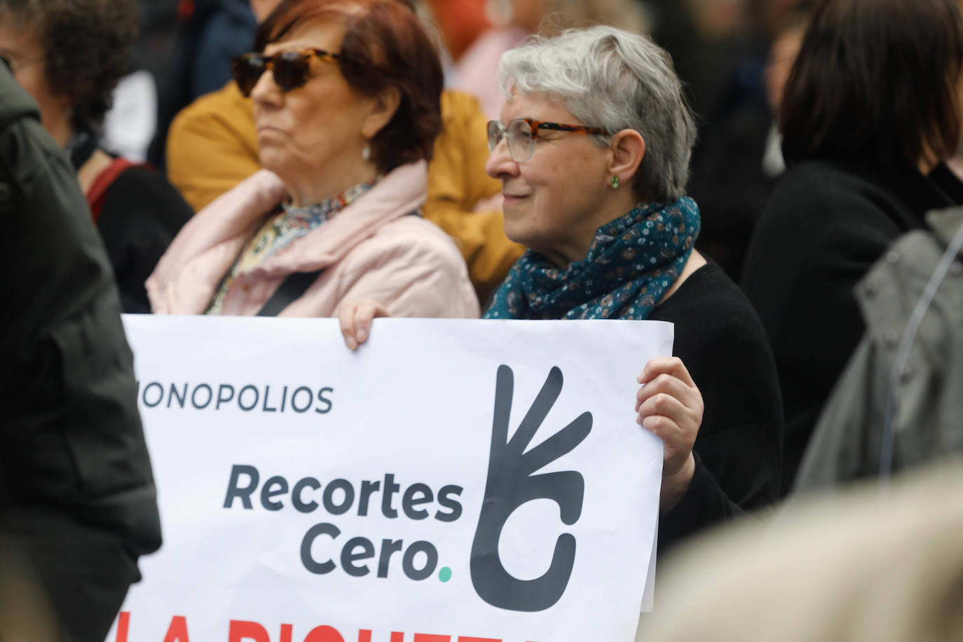 Los sindicatos asturianos, a la calle en Langreo para «reivindicar lo que es justo»