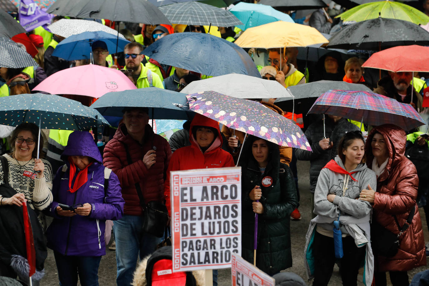 Los sindicatos asturianos, a la calle en Langreo para «reivindicar lo que es justo»