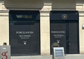 El nuevo local de Porcelanosa de Gijón situado en la calle Menen Pérez.