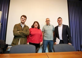 Daniel Sierra, Candela Herrera, Fernando Canga y Francisco de Asís.