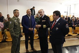 Luis Vicente Márquez, antes de su charla en El Coto.