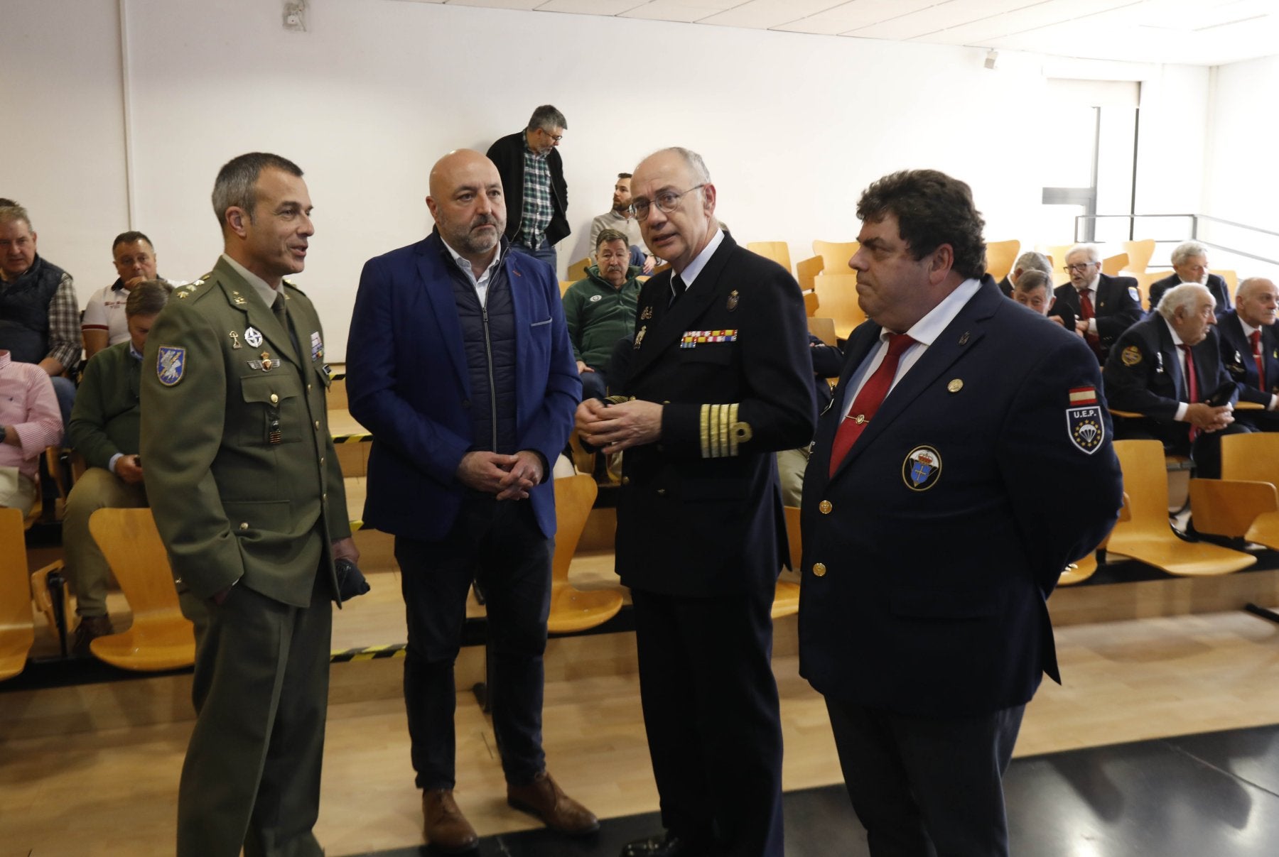 Luis Vicente Márquez, antes de su charla en El Coto.