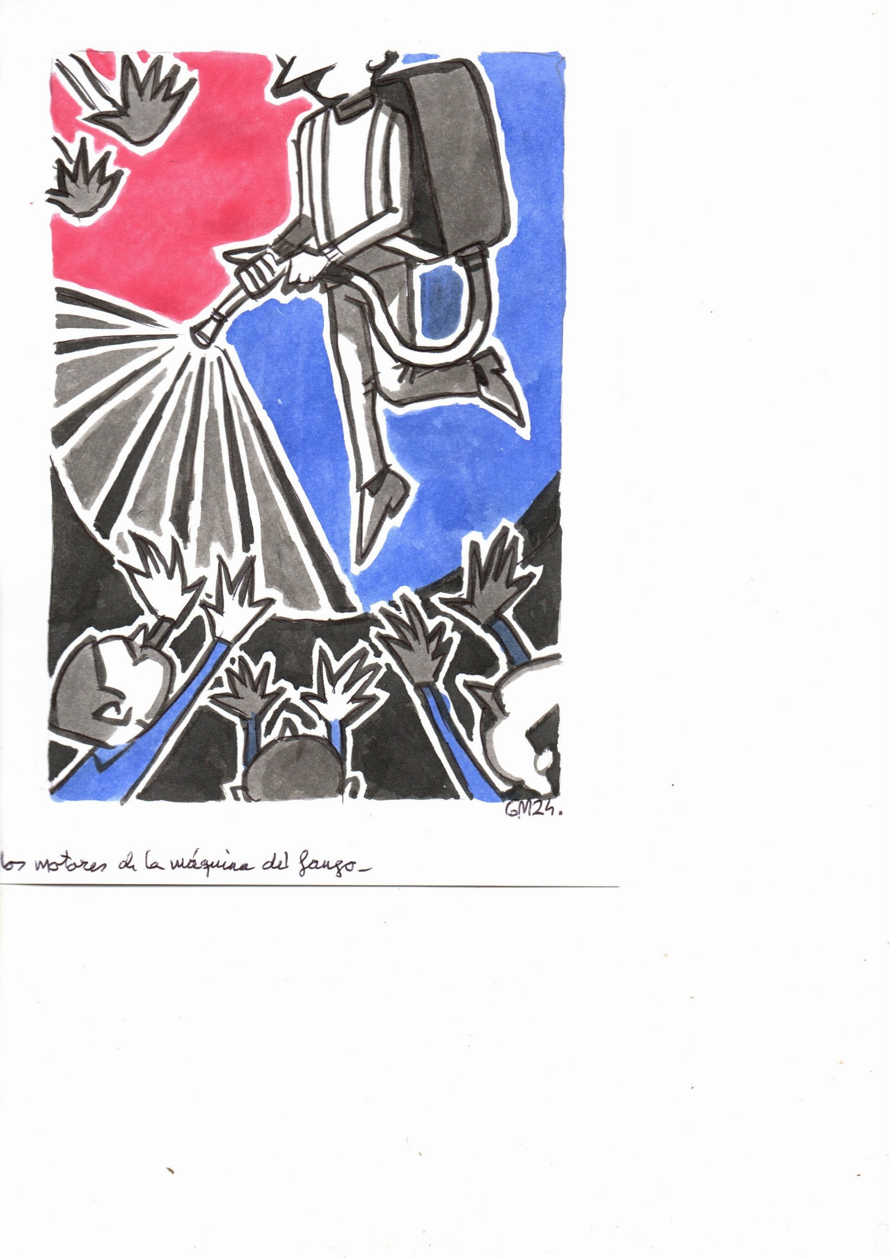 Los motores de la máquina del fango