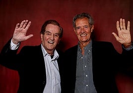 Los integrantes del Dúo Dinámico, Manuel de la Calva y Ramón Arcusa.