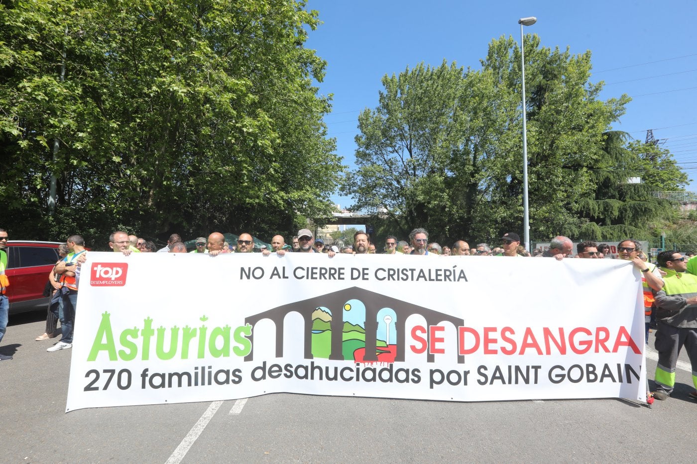 Los trabajadores bloquearon el acceso a las instalaciones de La Maruca desde la mañana.
