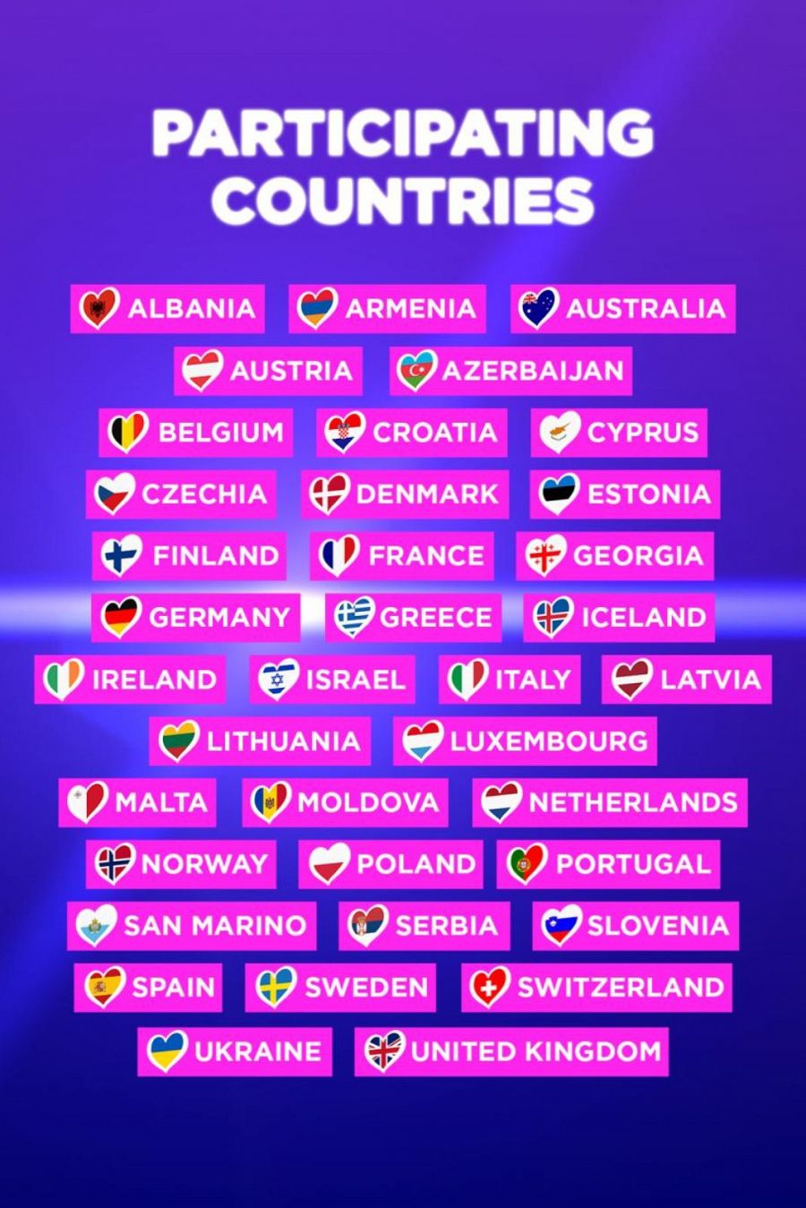 Eurovisión 2024: La Lista Completa De Los Países Que Participarán En La ...