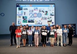 1.200 alumnos de trece colegios de Oviedo han participado en el primer concurso de dibujo convocado por la Policía Nacional con motivo de su bicentenario.