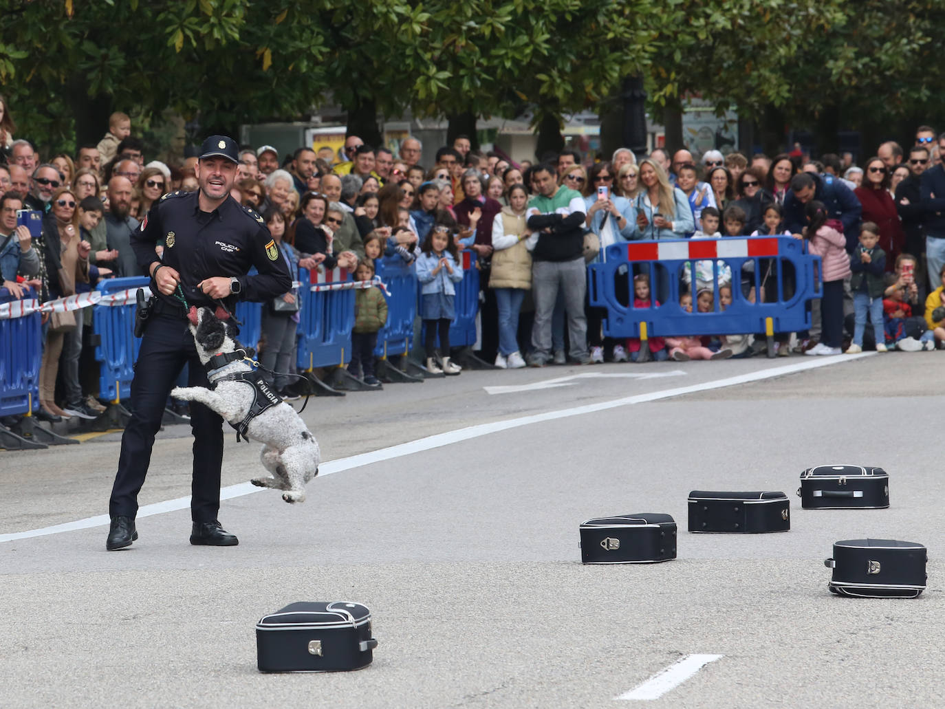 Las lecciones de la Policía Nacional en Oviedo