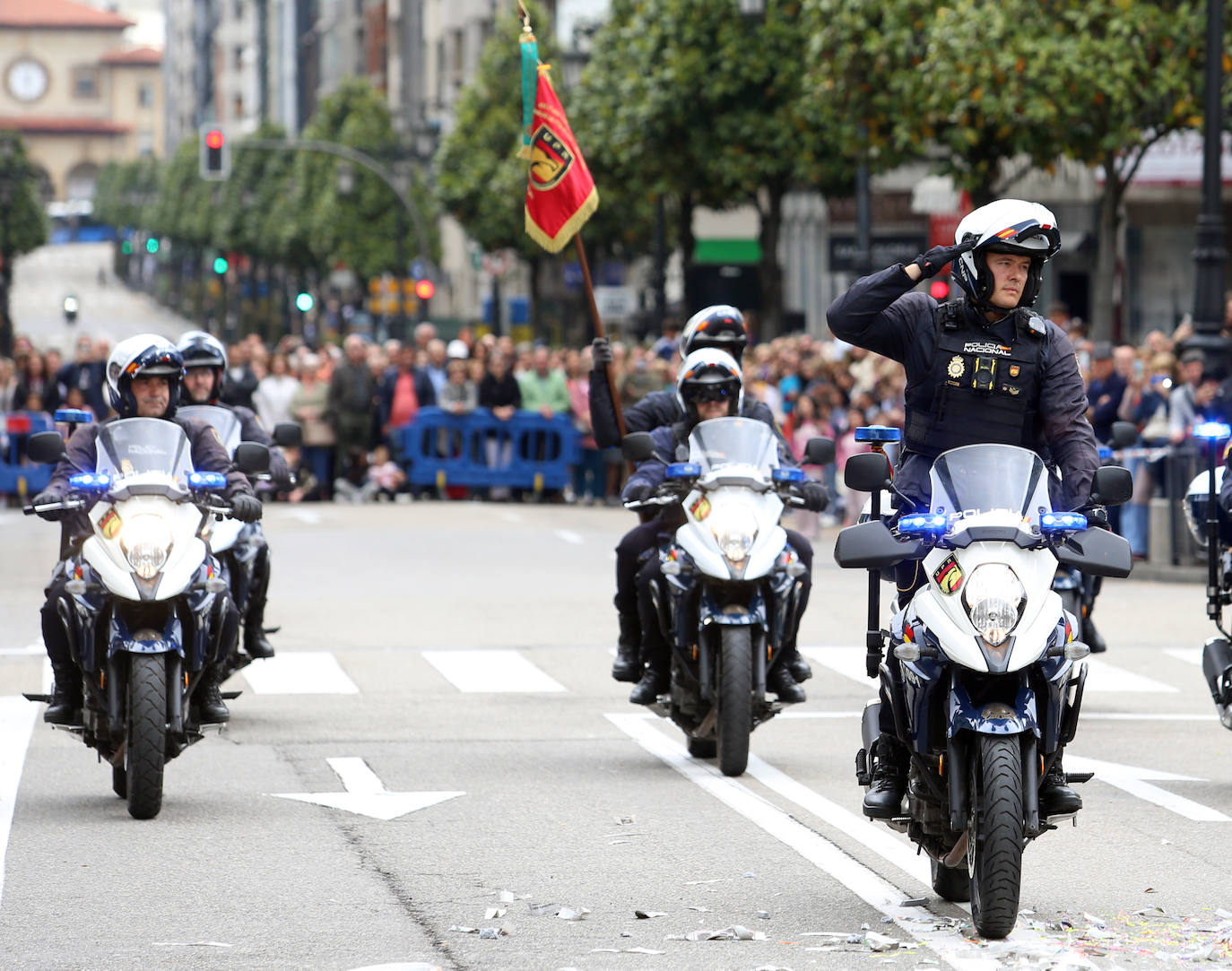 Las lecciones de la Policía Nacional en Oviedo