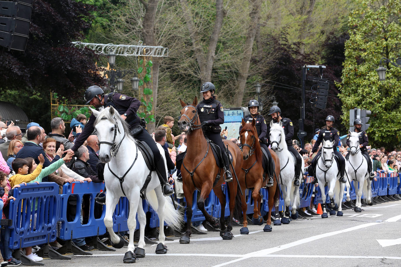 Las lecciones de la Policía Nacional en Oviedo