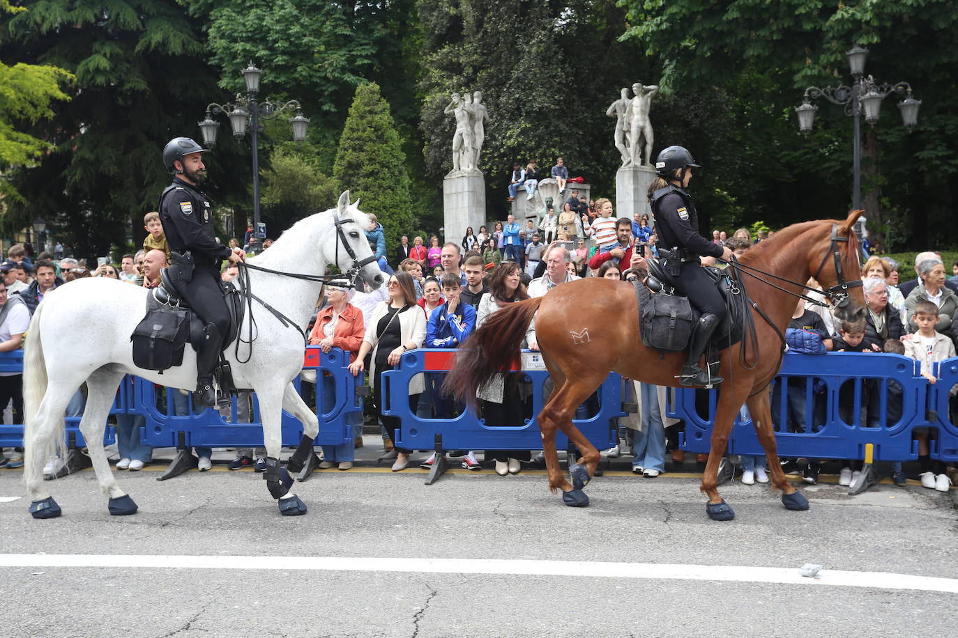 Las lecciones de la Policía Nacional en Oviedo