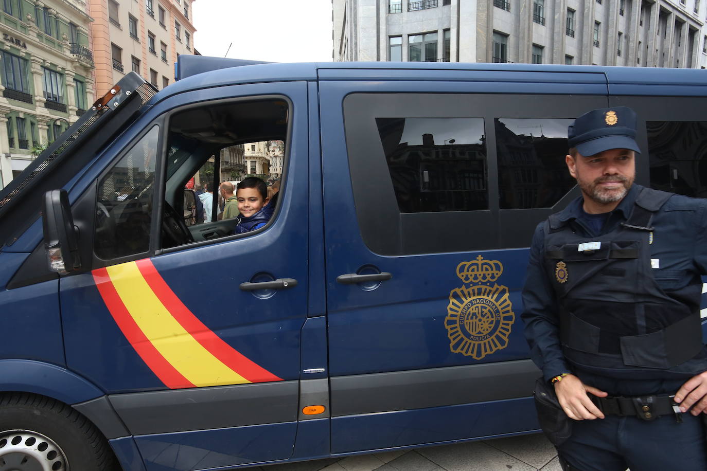 Las lecciones de la Policía Nacional en Oviedo