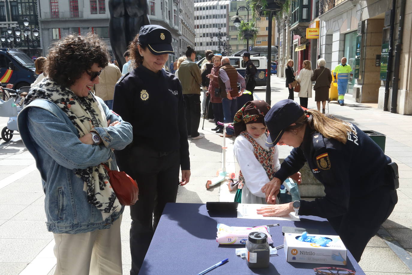 Las lecciones de la Policía Nacional en Oviedo