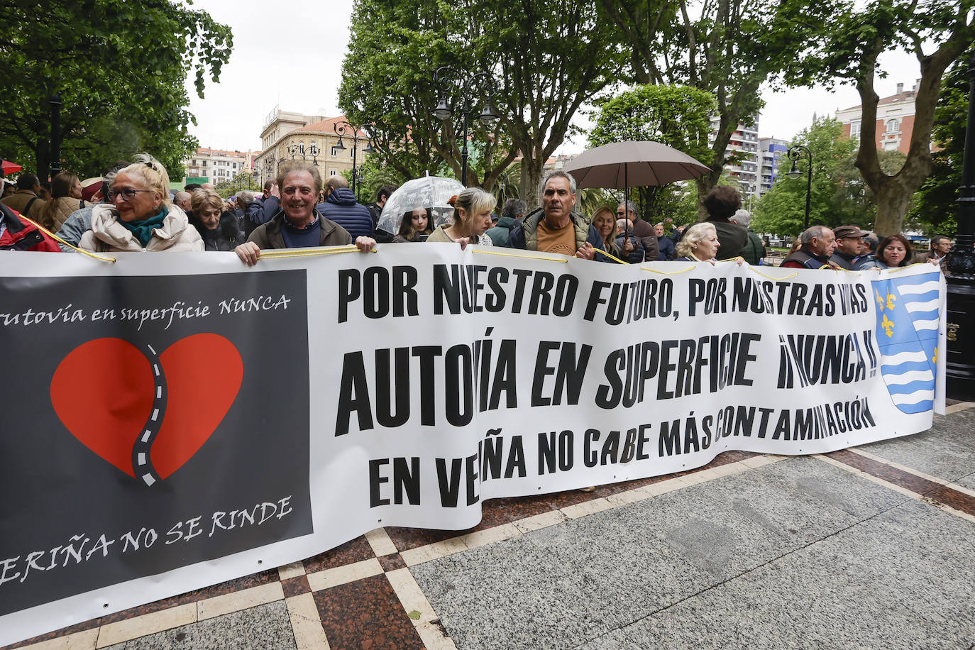 Gijón, contra la contaminación: «No aguantamos más mentiras ni promesas incumplidas»