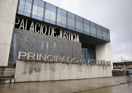 El Palacio de Justicia de Gijón.