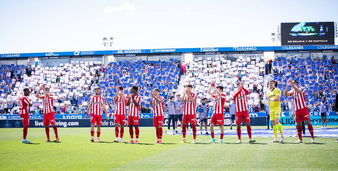 Las mejores imágenes del Leganés - Sporting