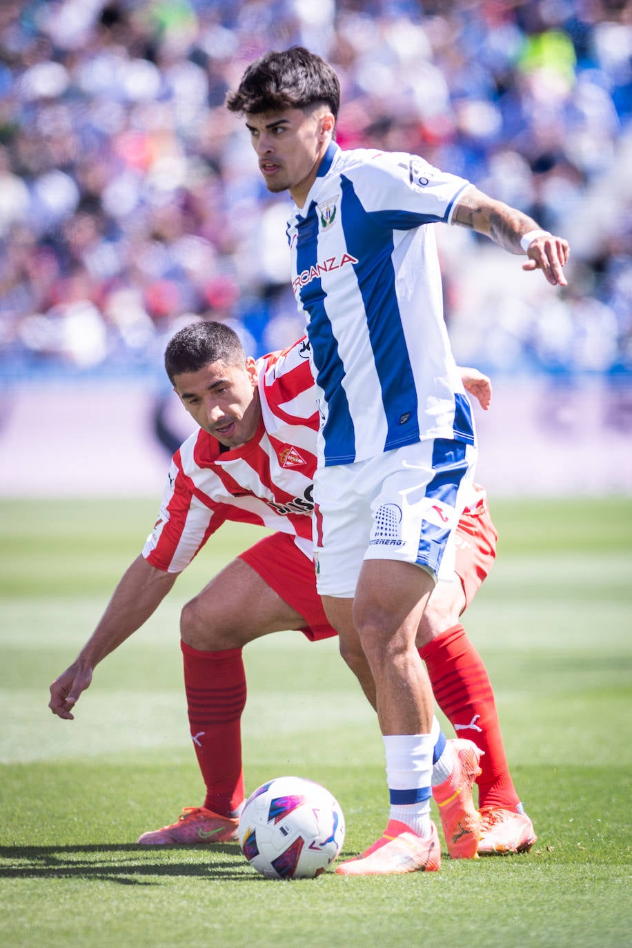 Las mejores imágenes del Leganés - Sporting