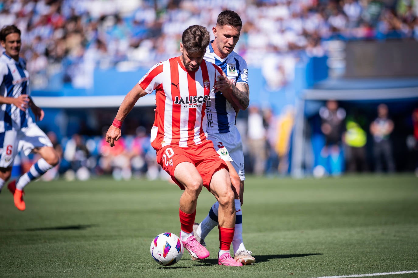 Las mejores imágenes del Leganés - Sporting