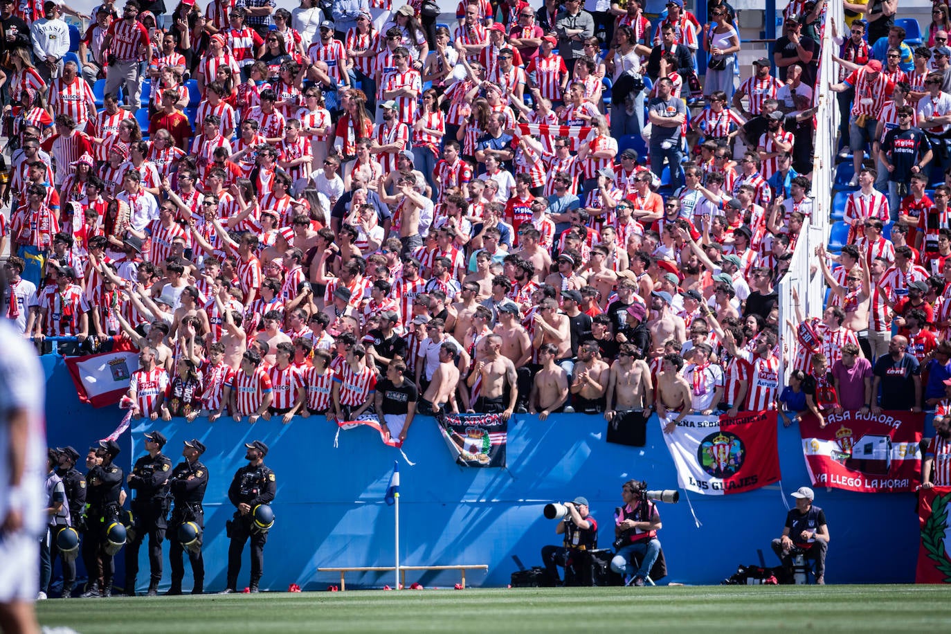 Las mejores imágenes del Leganés - Sporting