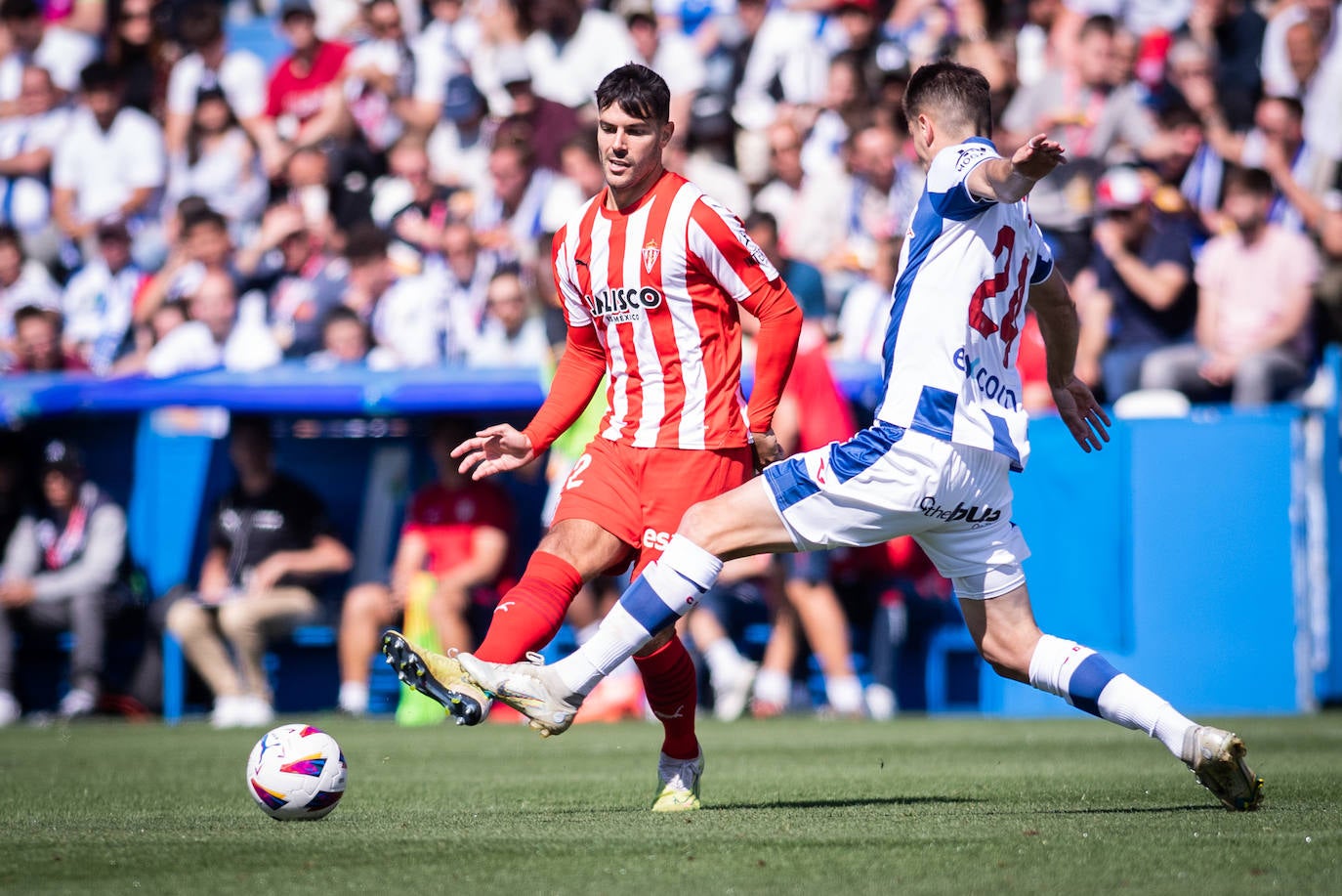 Las mejores imágenes del Leganés - Sporting