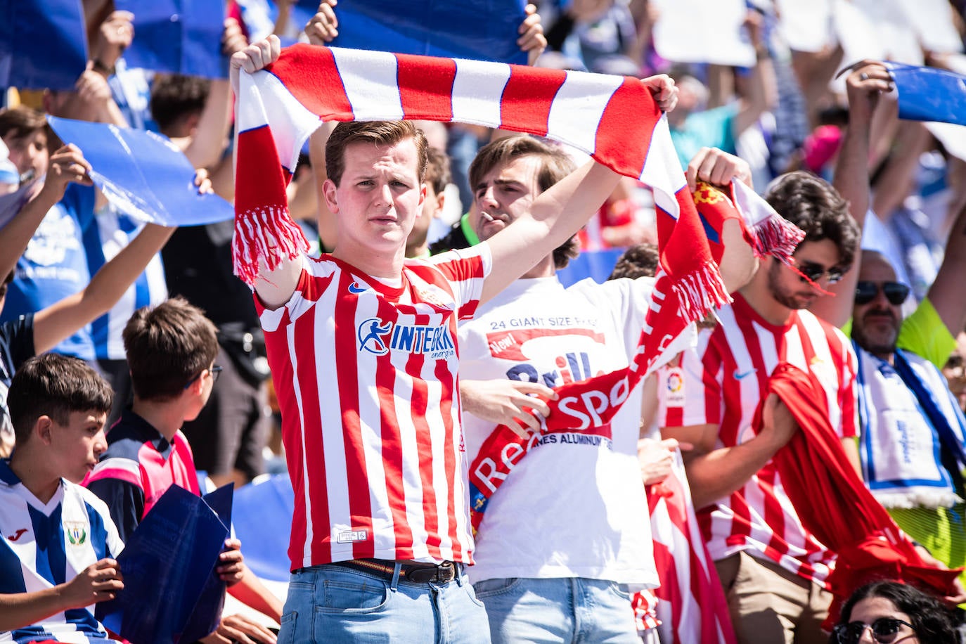 Las mejores imágenes del Leganés - Sporting