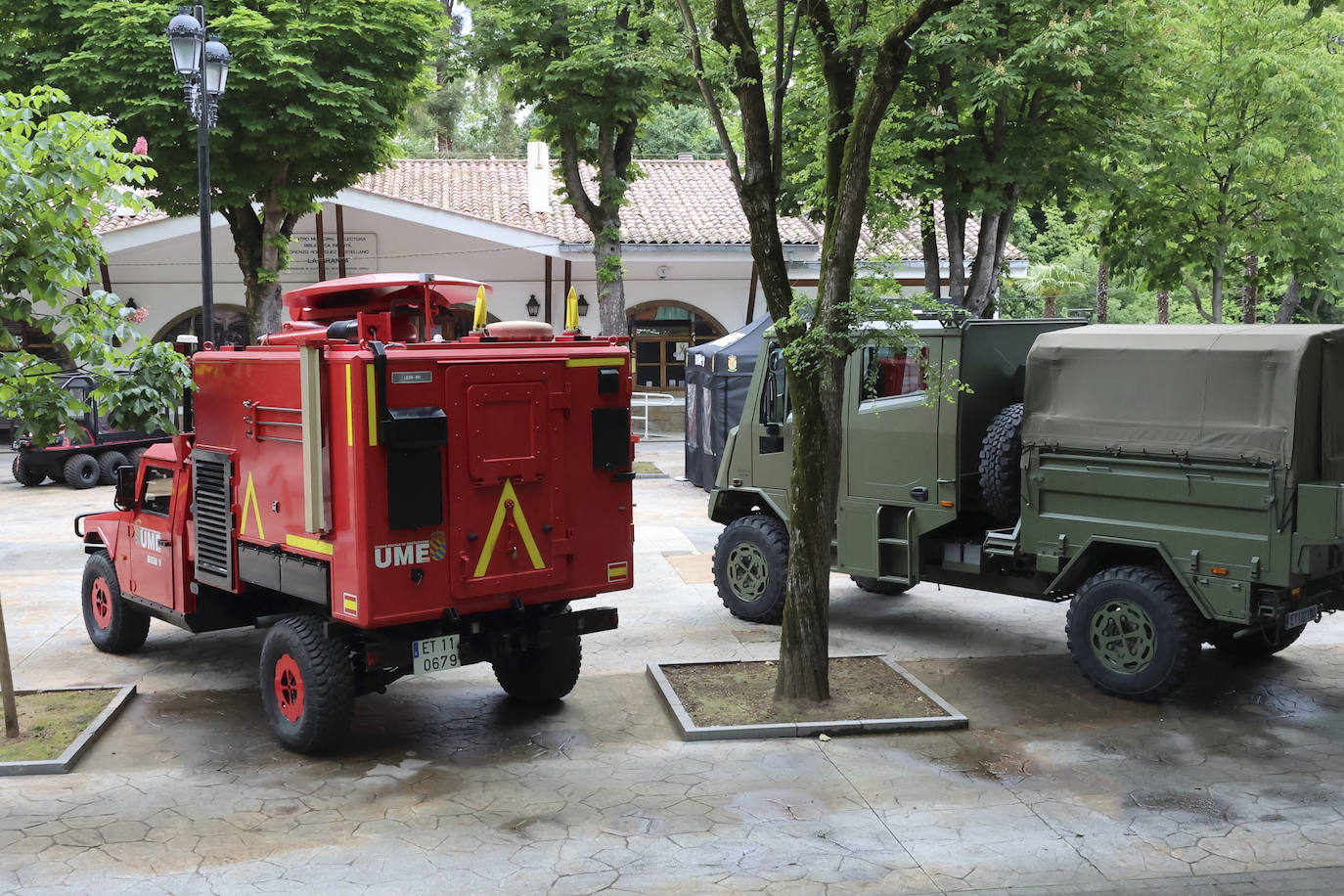 Los preparativos de las Fuerzas Armadas en Oviedo