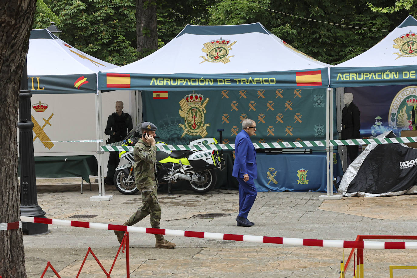 Los preparativos de las Fuerzas Armadas en Oviedo