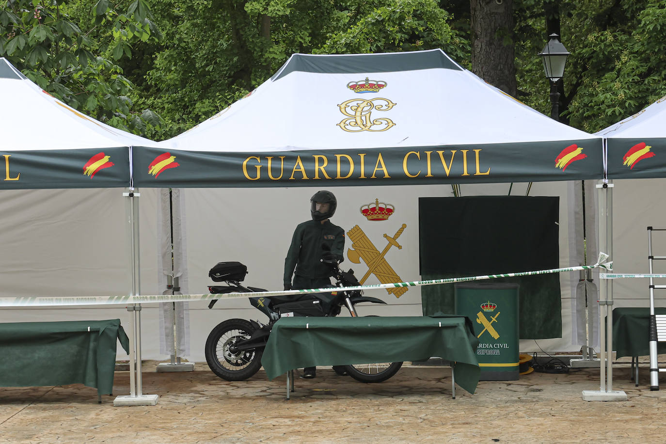 Los preparativos de las Fuerzas Armadas en Oviedo