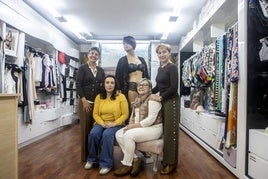 Marta Pérez, Susana Riestra, Blanca María Prieto y Consuelo Morán.