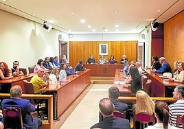 Sesión plenaria de constitución de la nueva Corporación de Avilés.