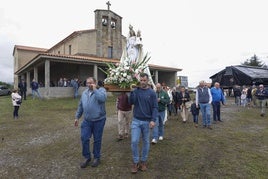 Procesión tras la misa.