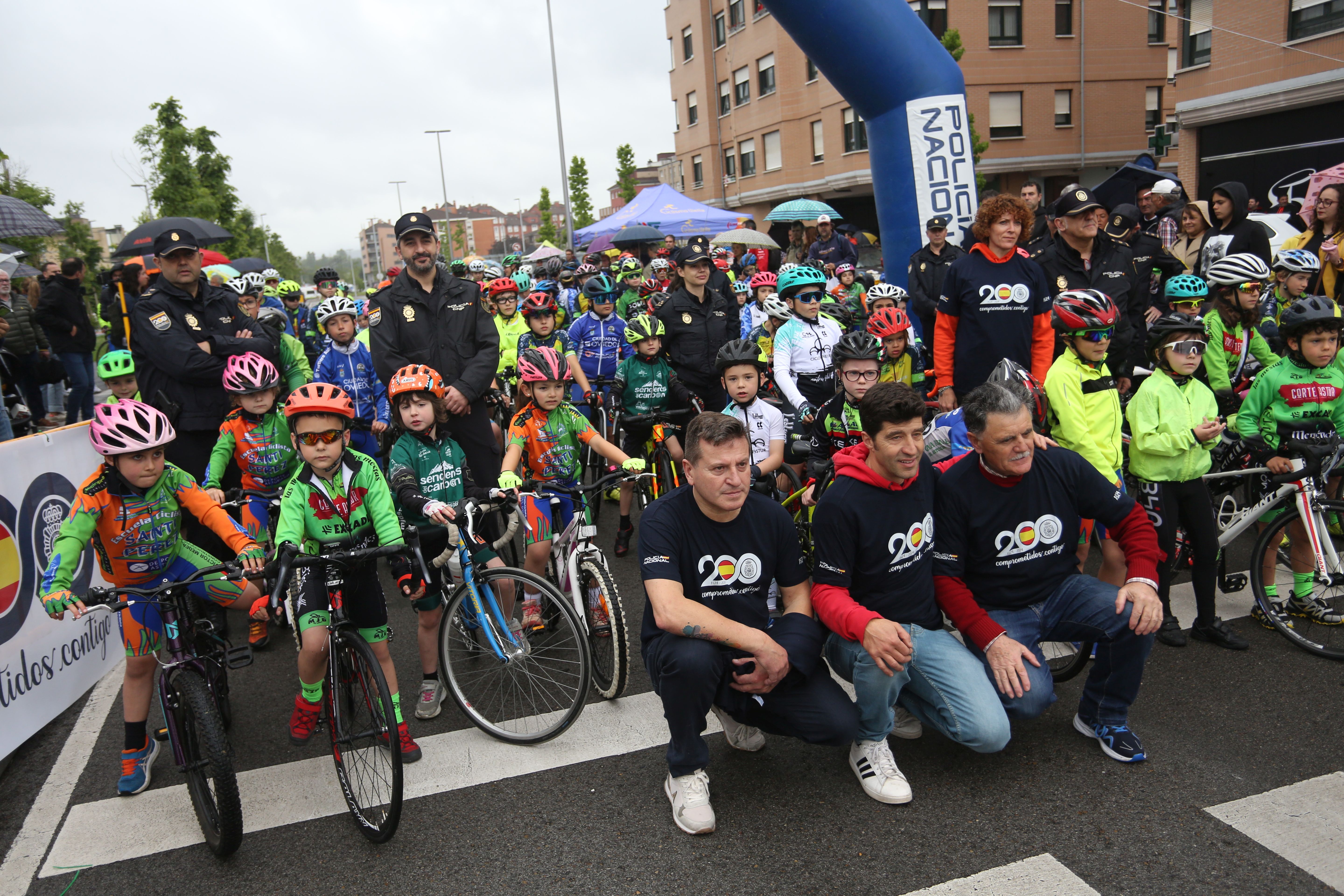 Las imágenes que deja la marcha ciclista de Lugones