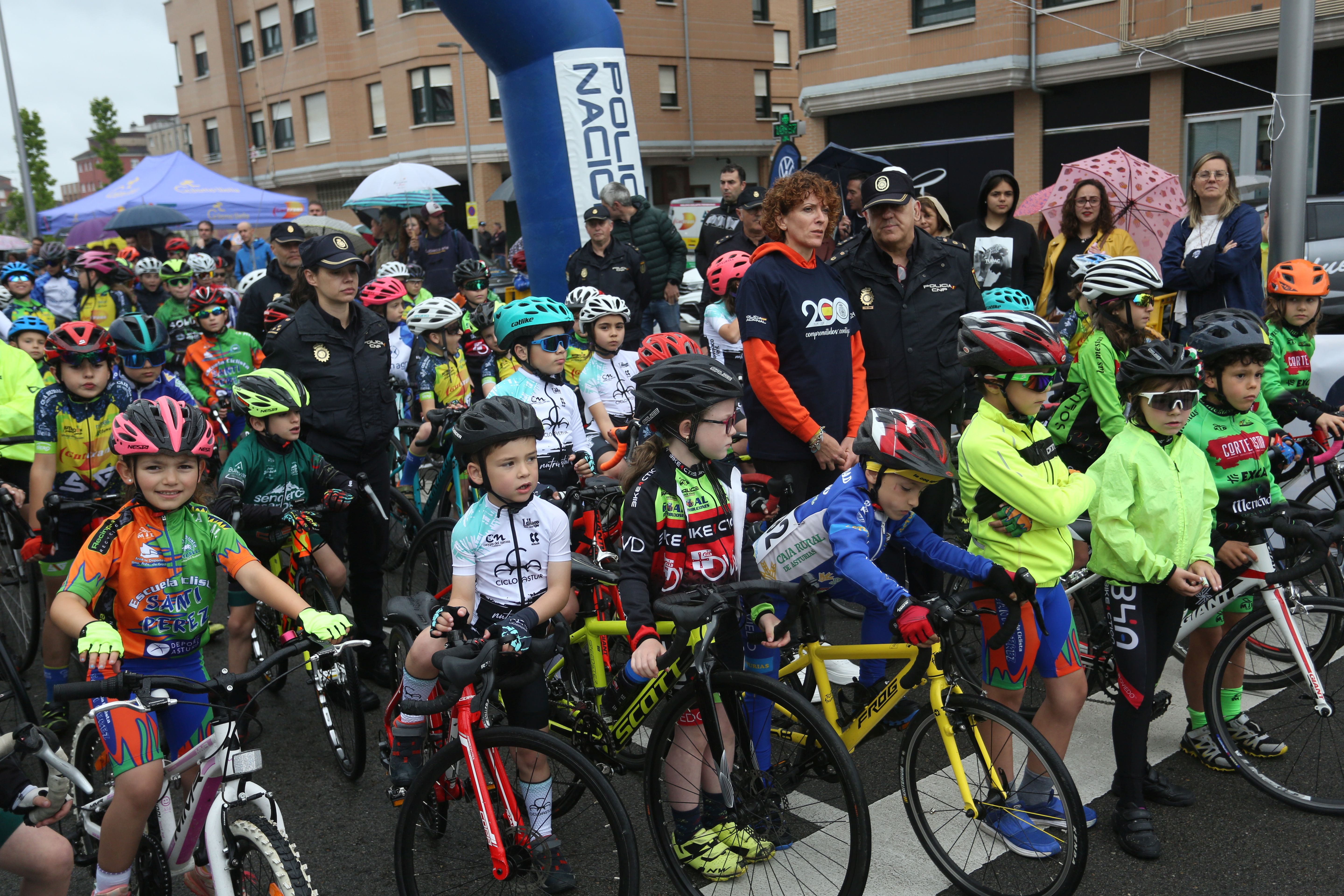 Las imágenes que deja la marcha ciclista de Lugones