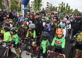 Las imágenes que deja la marcha ciclista de Lugones