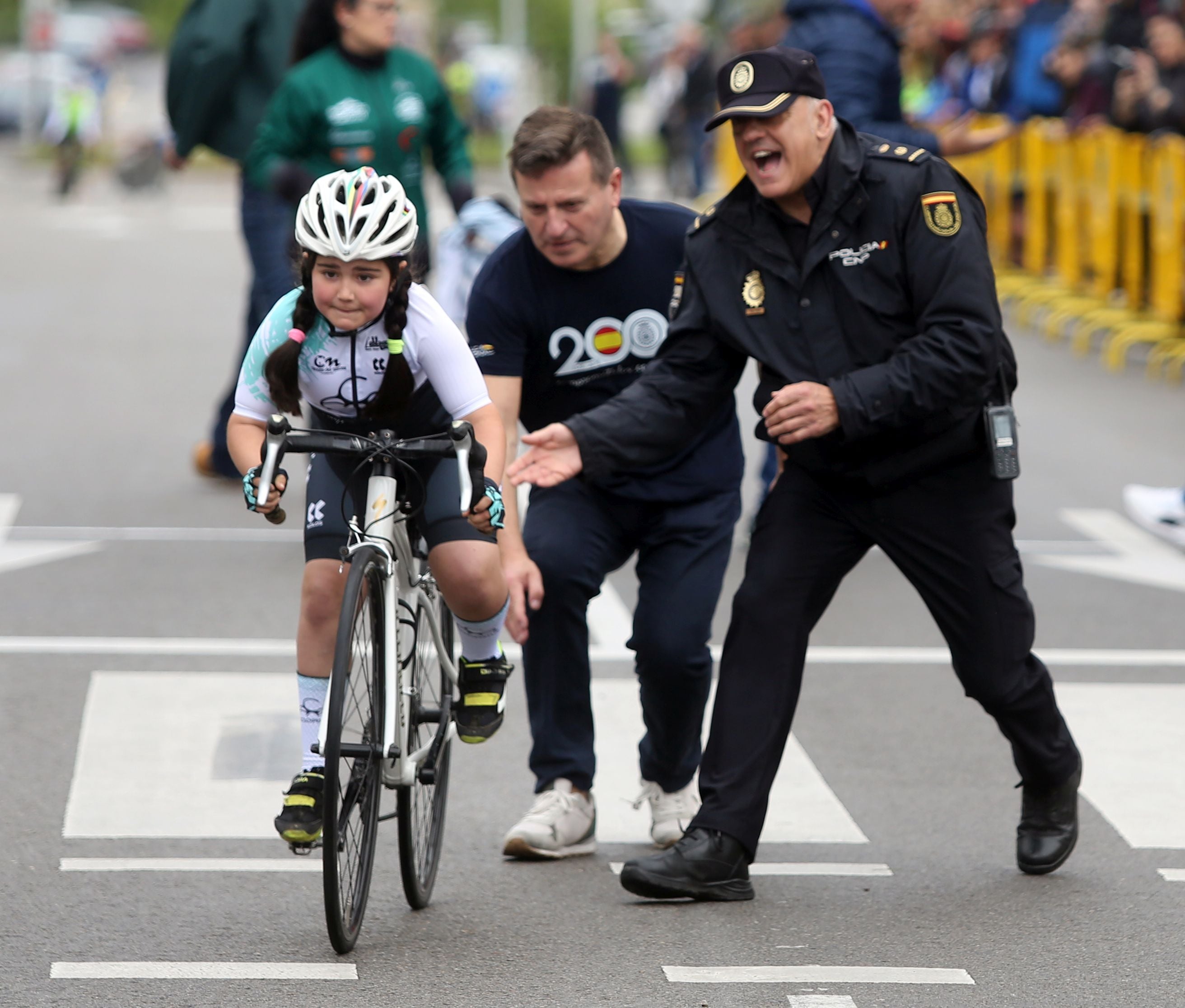 Las imágenes que deja la marcha ciclista de Lugones