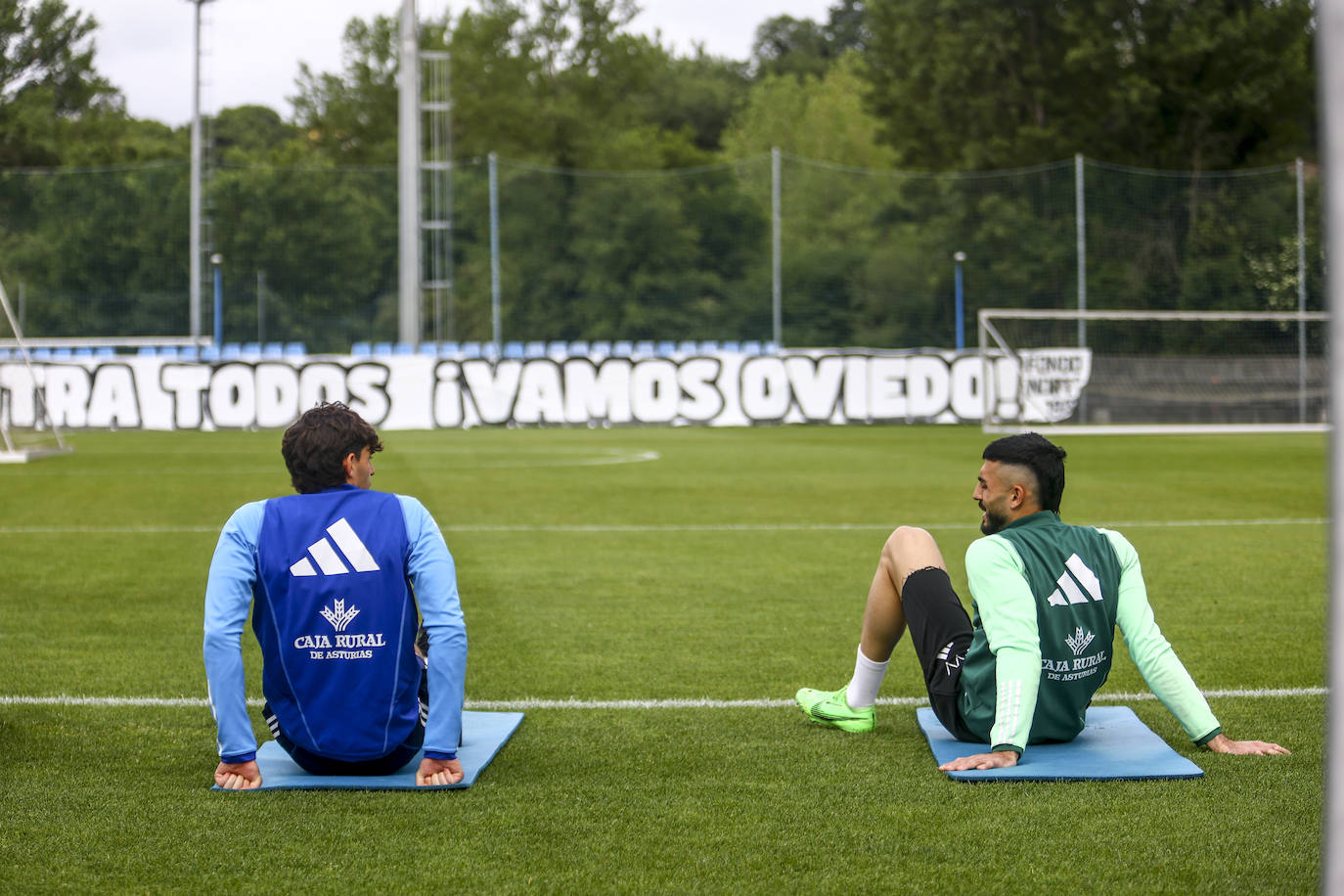 Entrenamiento del Real Oviedo del lunes 27 de mayo