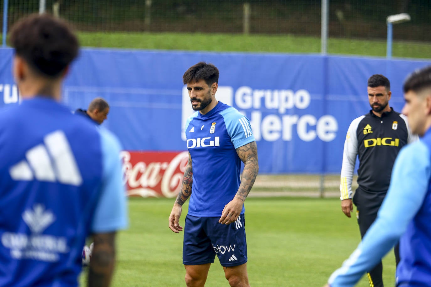 Entrenamiento del Real Oviedo del lunes 27 de mayo