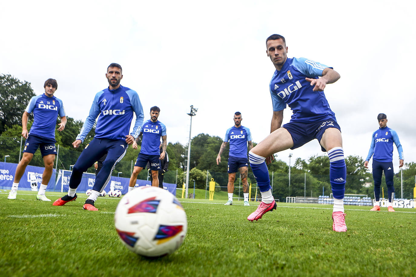 Entrenamiento del Real Oviedo del lunes 27 de mayo