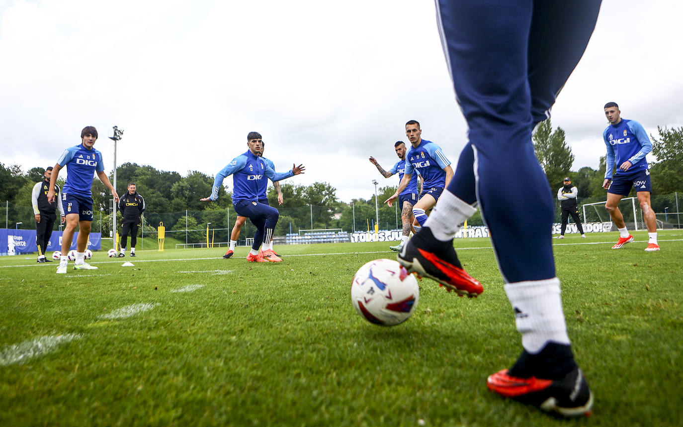 Entrenamiento del Real Oviedo del lunes 27 de mayo