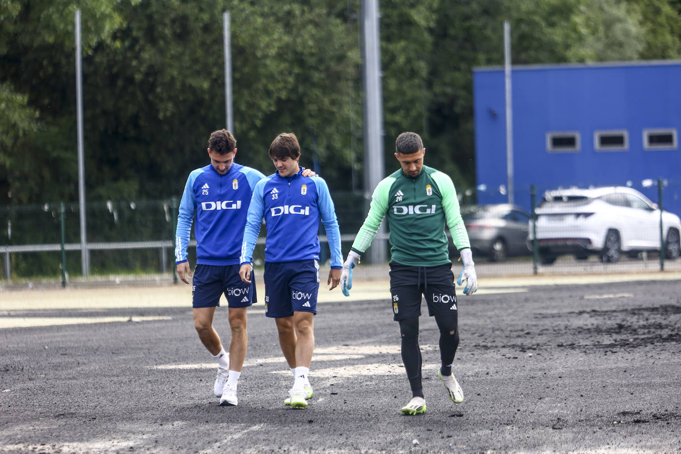 Entrenamiento del Real Oviedo del lunes 27 de mayo