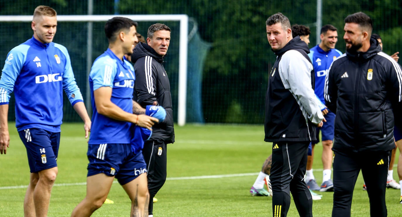 Entrenamiento del Real Oviedo del lunes 27 de mayo