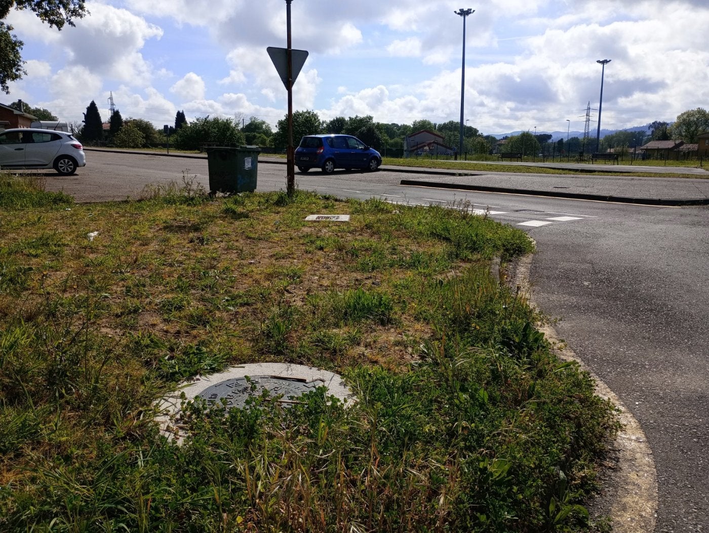 Entorno del yacimiento, que se encuentra detrás del centro comercial Parque Principado.