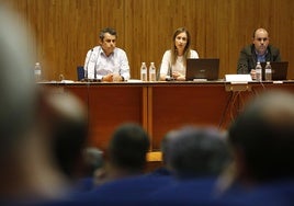 Gustavo Pañeda, Pilar Lorenzo y Eduardo de la Llera.