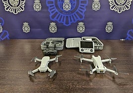 Intervienen dos drones durante la exhibición aeronaval en la bahía de Gijón por el Día de las Fuerzas Armadas