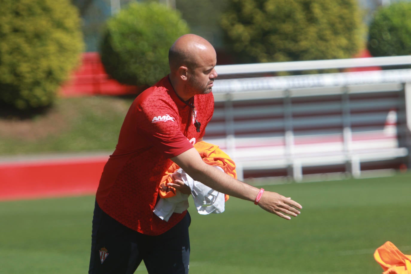 Último entrenamiento del Sporting antes de jugarse el &#039;play off&#039;